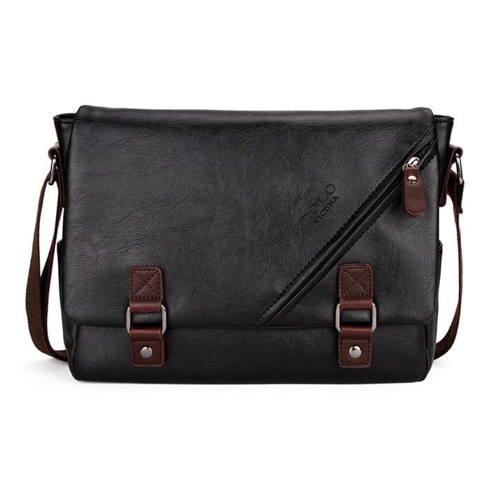Tas Selempang Pria Kulit Polo Vicuna Satchel Bag