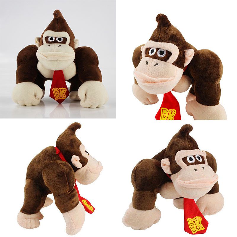 Donkey Kong 9.8 Inch Super MarioBros Mainan Mewah Boneka Lembut Hadiah Anak Boneka