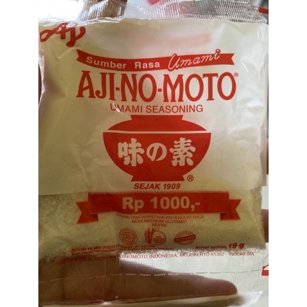

Ajinomoto penyedap rasa 1000