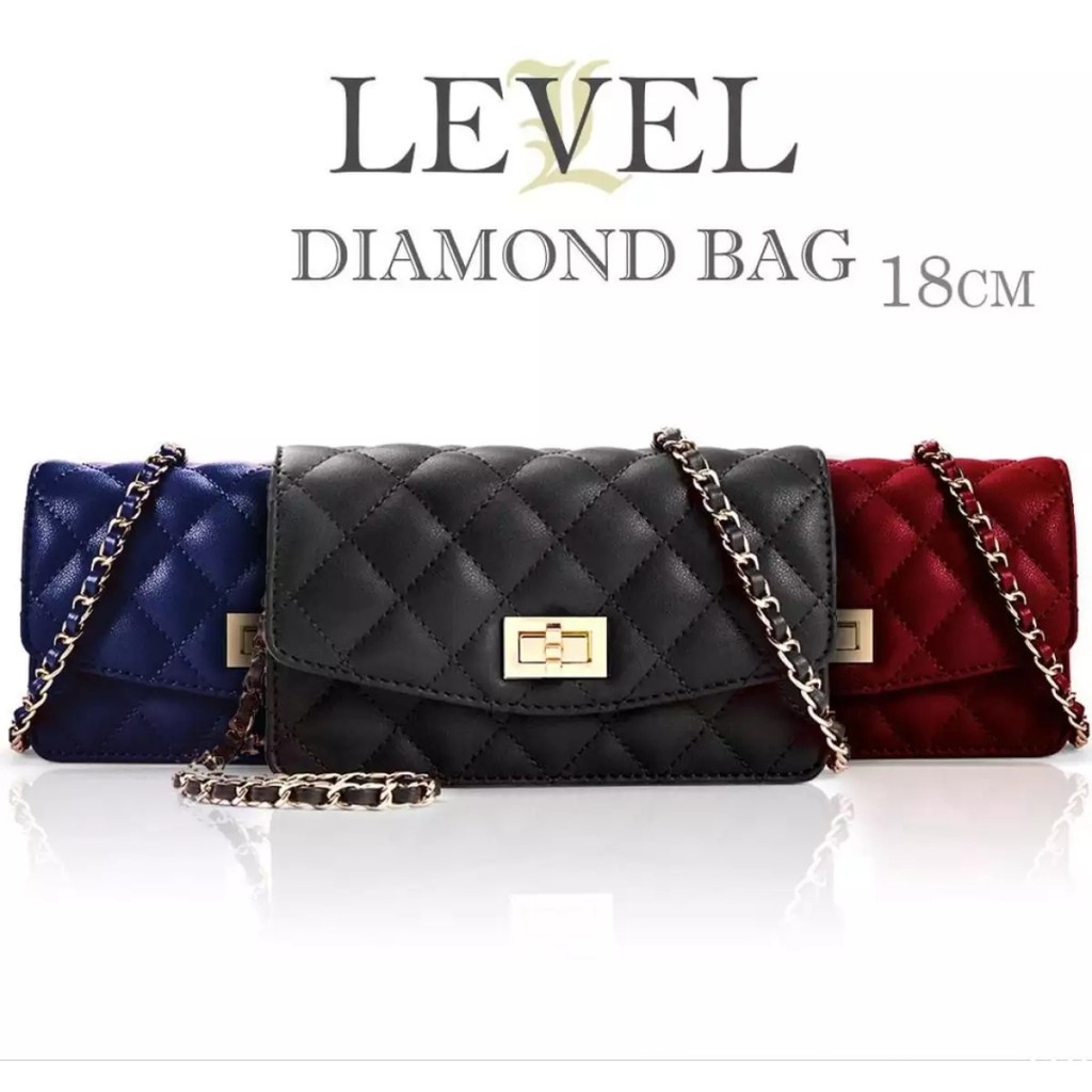 Tas Selempang Wanita Diamond / Tas Batam / Tas Pesta/Tas Cantik/Tas Trendy