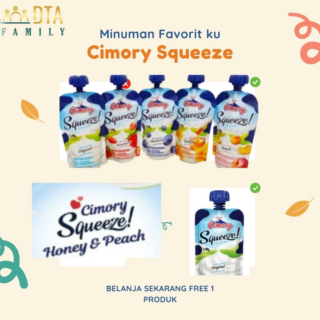 

Cimory Squeeze Yogurt 120g Cimory - Minuman Sehat - Termurah - Berkualitas - DTA family - Minuman dalam kemasan - Youghrt