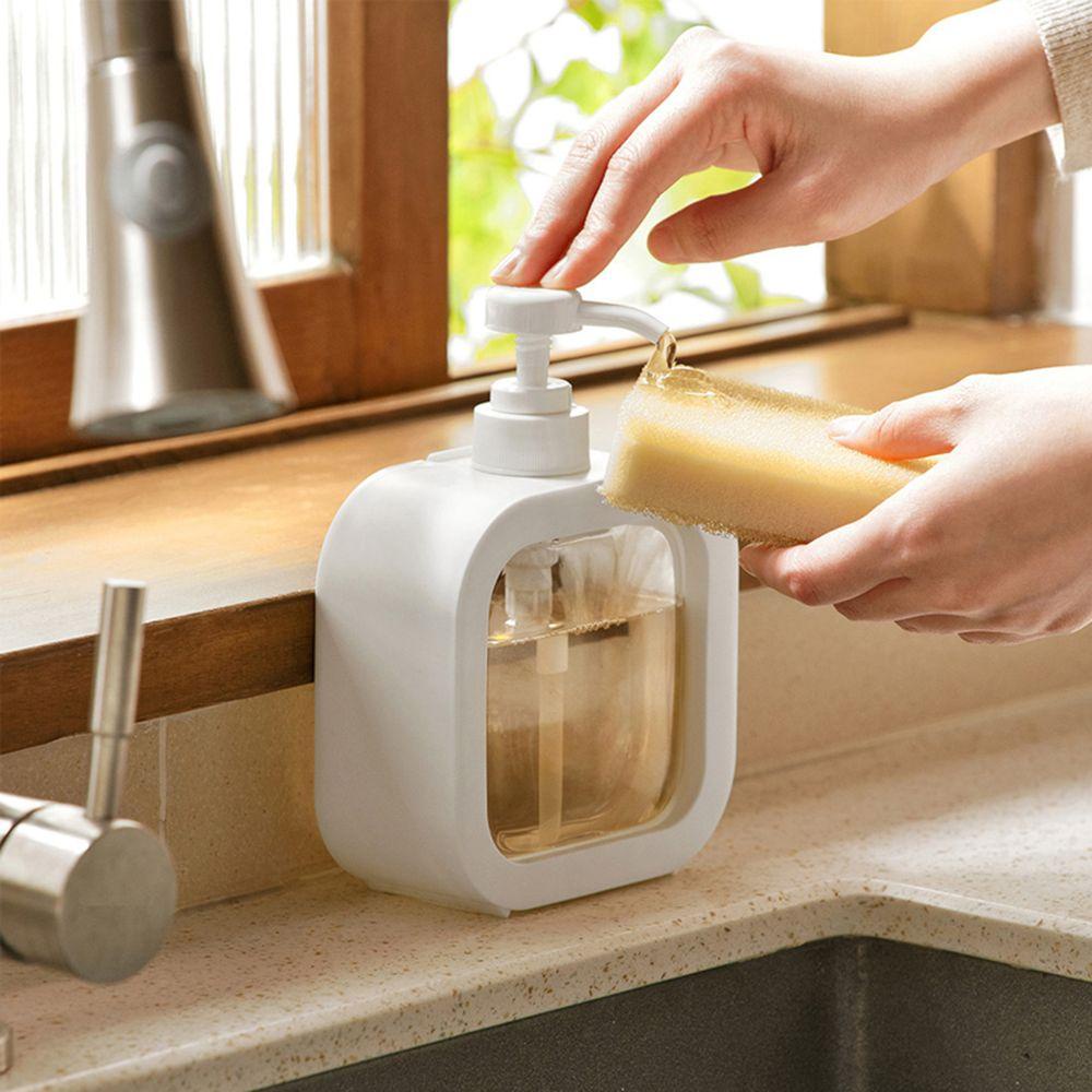 Populer Dispenser Sabun 300 /500ML Isi Ulang Shampoo Shower Gel Hand Sanitizer Wadah Pompa Plastik