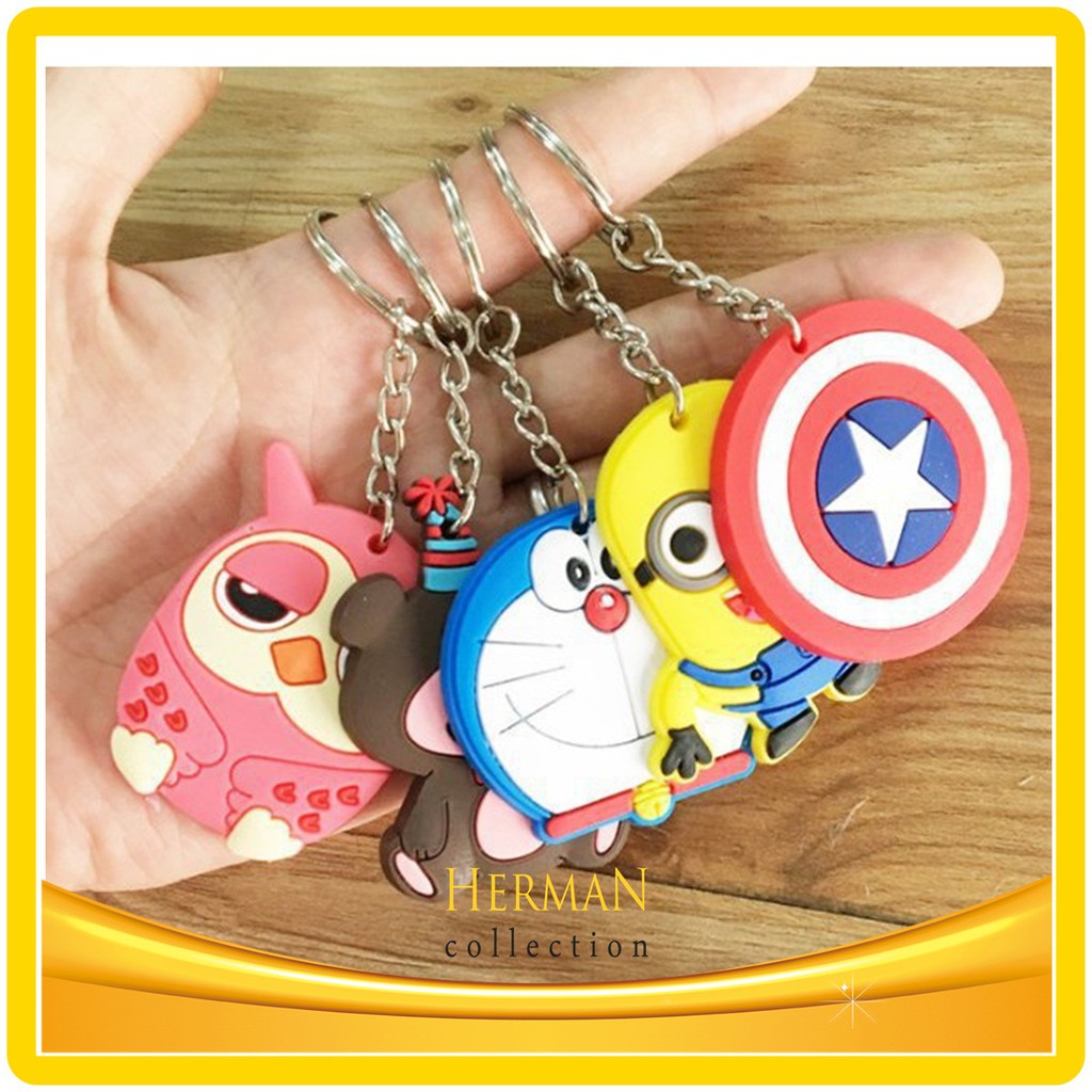 NEW Gantungan Kunci Karakter Lucu Keychain Cantik Dan NEW Gantungan Kunci Karakter Lucu Keychain Cantik Dan