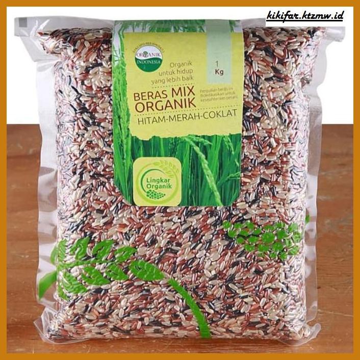 

ANEKA-BERAS- LINGKAR ORGANIK BERAS MIX 1 KG (MERAH, HITAM, COKLAT) | ORGANIC RICE -BERAS-SEHAT.