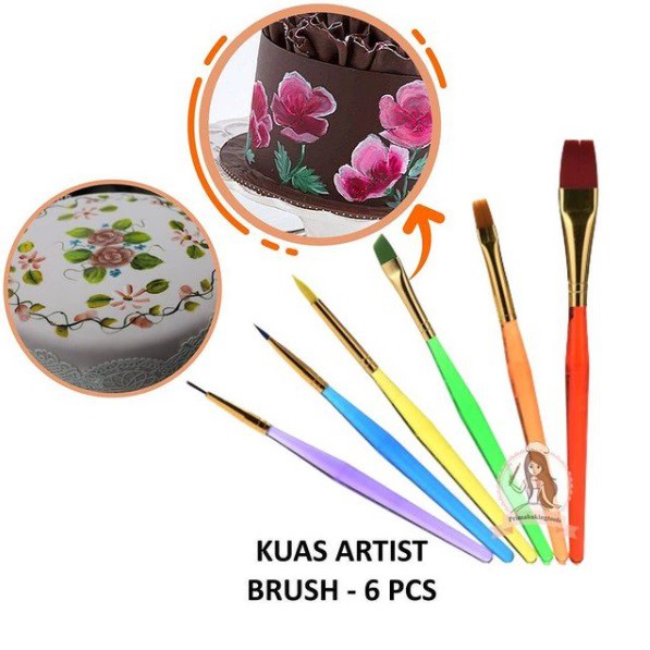 

Kuas artish brush - 6pcs