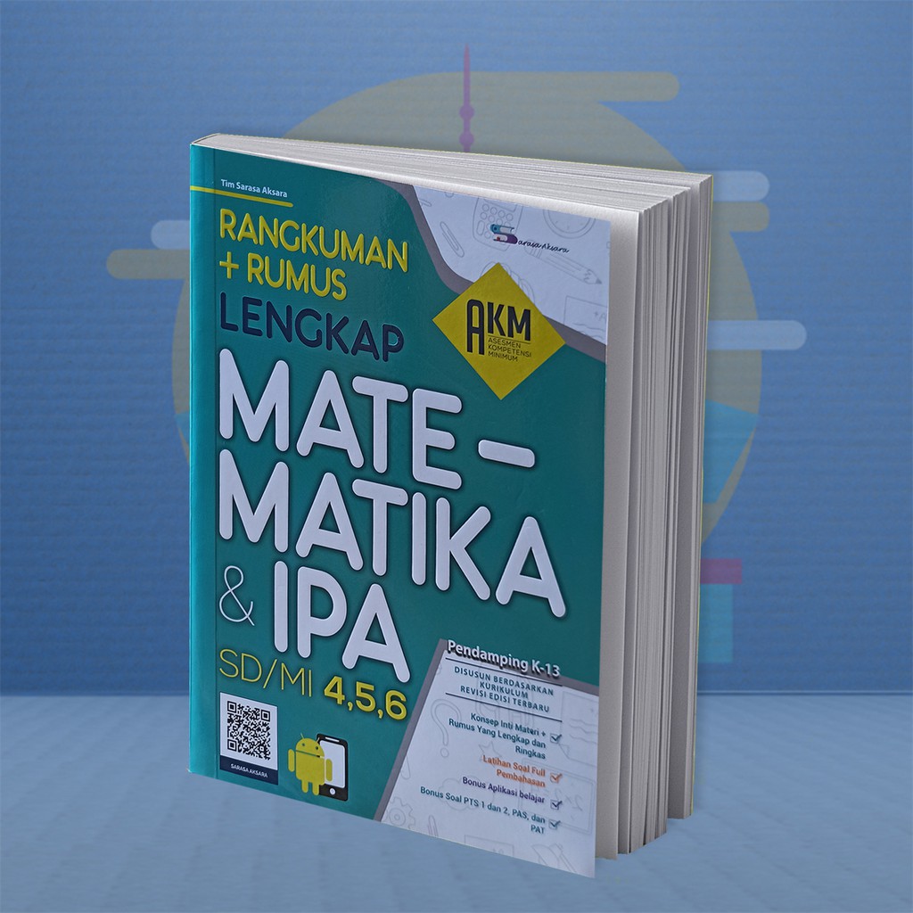 BUKU RUMUS & PELAJARAN SD RANGKUMAN PLUS RUMUS LENGKAP MATEMATIKA IPA SD/MI KELAS 4-5-6
