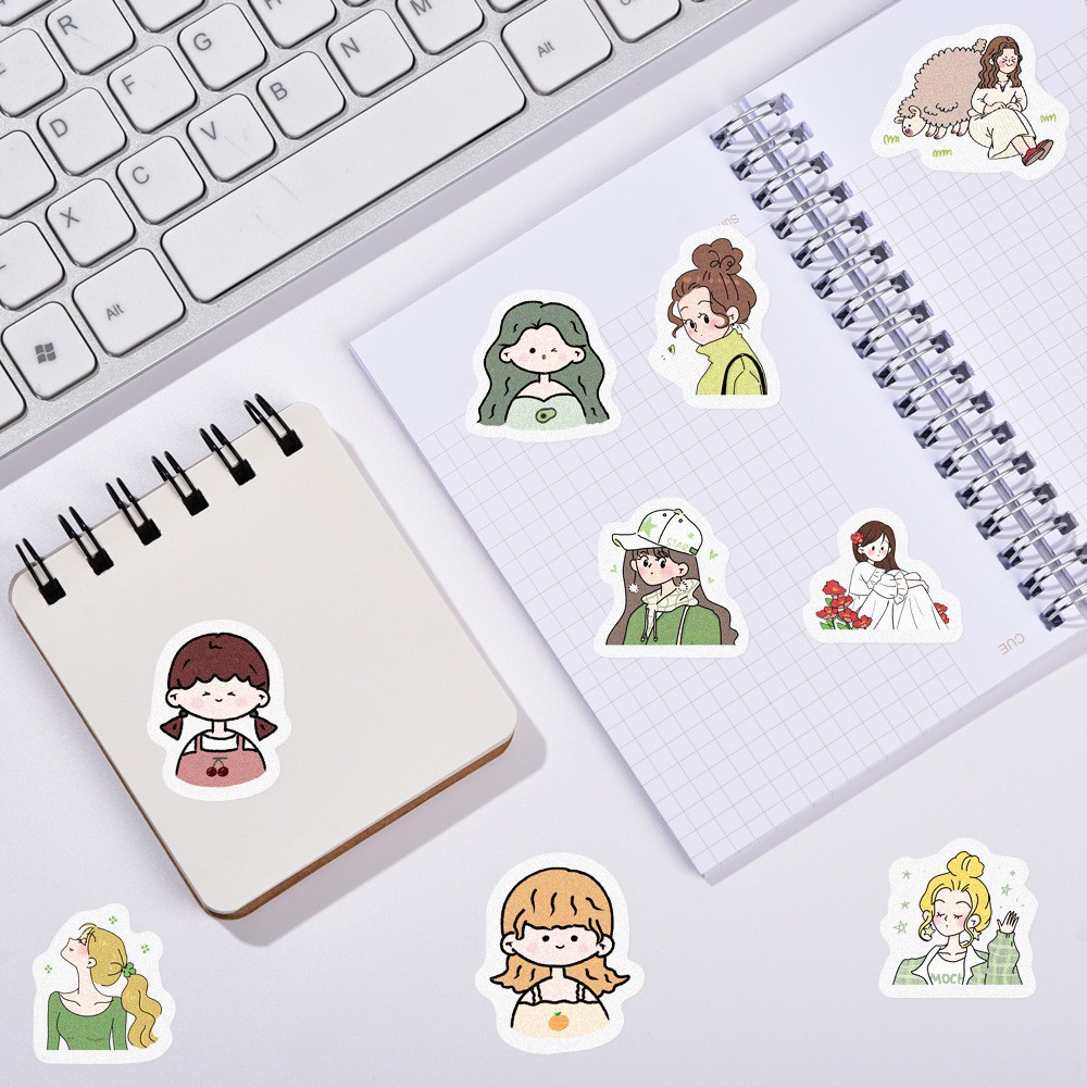 40pcs / Set Stiker Lucu Untuk Dekorasi Diary