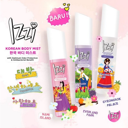 [TM5] Izzi Korean Body Mist 100ml/Izzi Korea Mist/Izzi Parfum Korea/Izzi Korea/Izzi Body Mist/Izzi P
