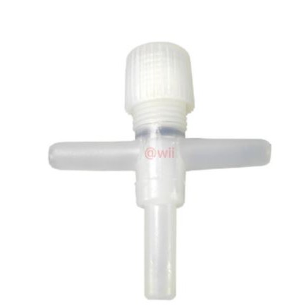 Kran model T kran udara aerator aquarium aquascape / kran 2 arus