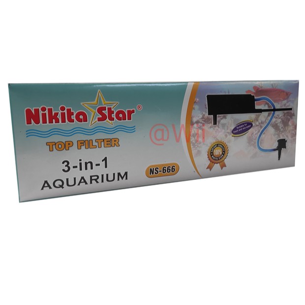 nikita star ns-666 ns666 ns 666 top filter atas aquarium aquascape