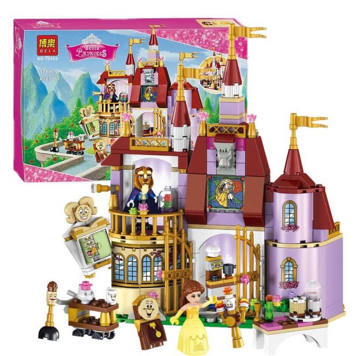 Brick MERK Bela  - BELLA PRINCESS CASTLE - PART 376 PCS