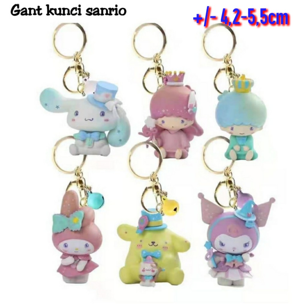 Hello Kitty Indonesia - Gantungan Kunci Gantungan Tas Sanrio Bel Wonderland