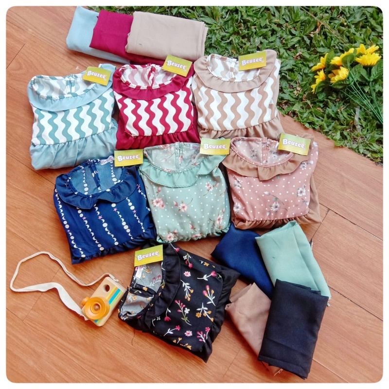 Gamis Inaya Beuzee /Gamis Anak /Bahan syakila