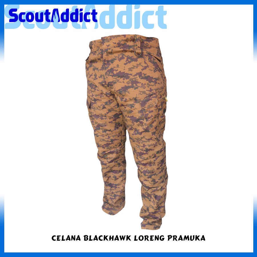Celana Blackhawk Loreng Pramuka