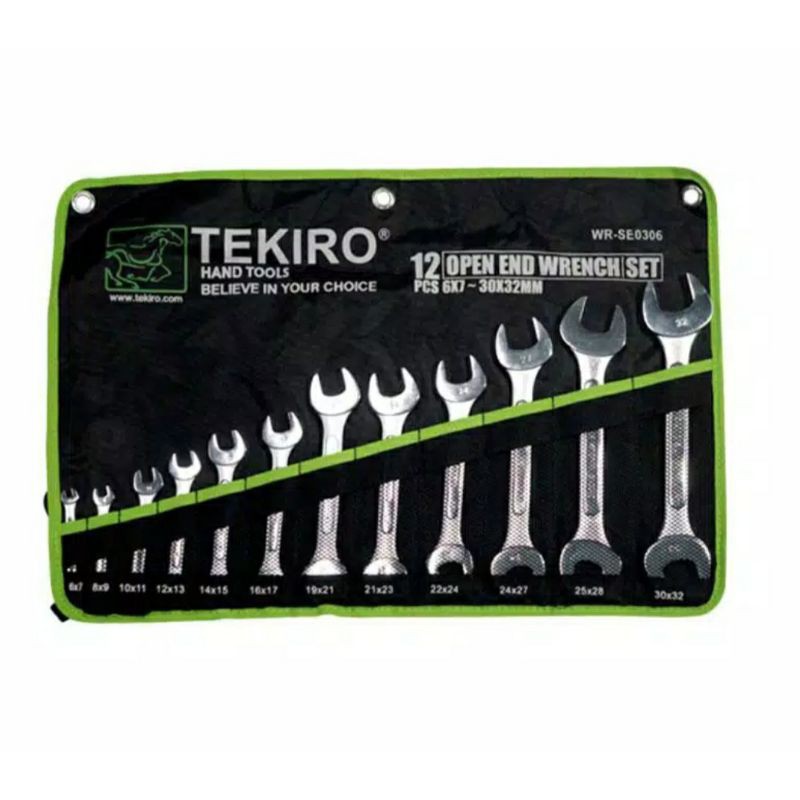 KUNCI PAS SET TEKIRO 12 PCS UKURAN 6 - 32MM