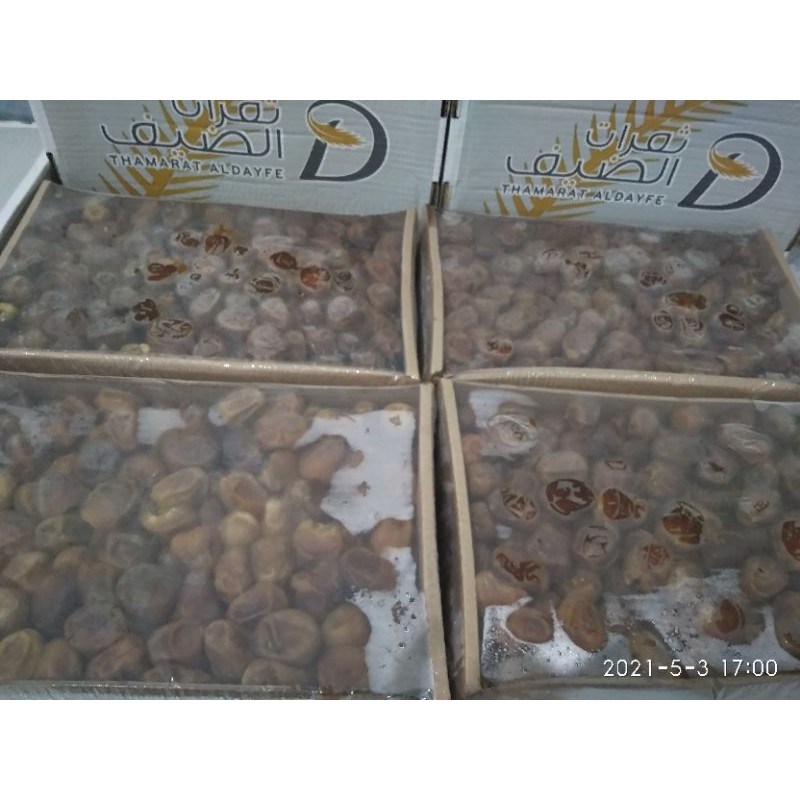 kurma sukari / kurma basah premium 3kg / kurma Sukari premium (1Dus)