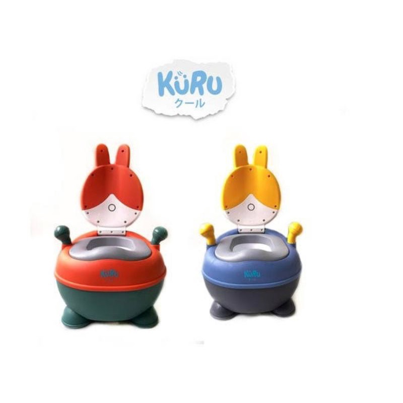 Kuru Baby Rabbit Seat Potty Training - Kuru Pispot Anak Bayi Duduk Kelinci - Poty Babi Lucu