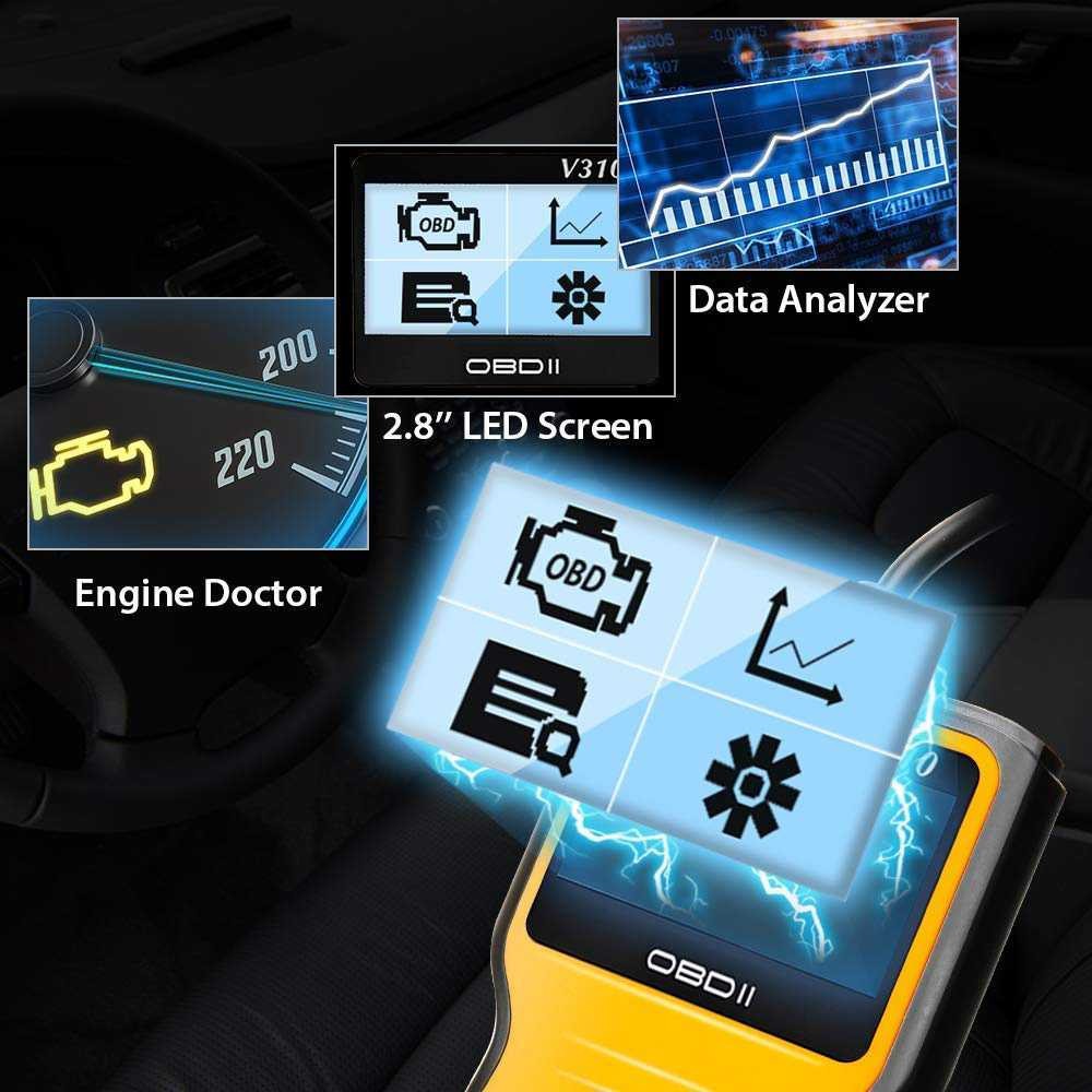 OBD2 scanner car diagnostic scan V310 OBD 2 code reader scanner ecu mobil