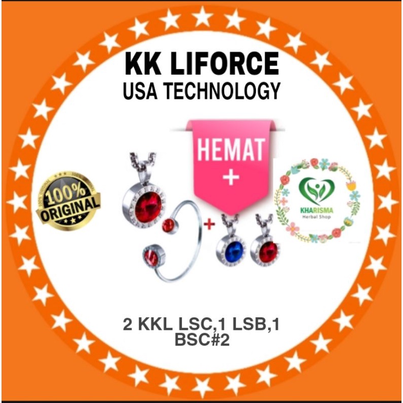 KK LIFORCE + BRACELET (KALUNG+GELANG)