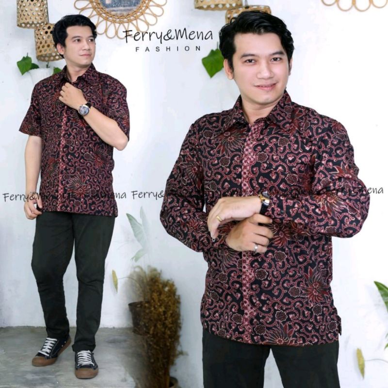 Kemeja Lengan Panjang VOL 2 Batik Kondangan  by tokozahra27