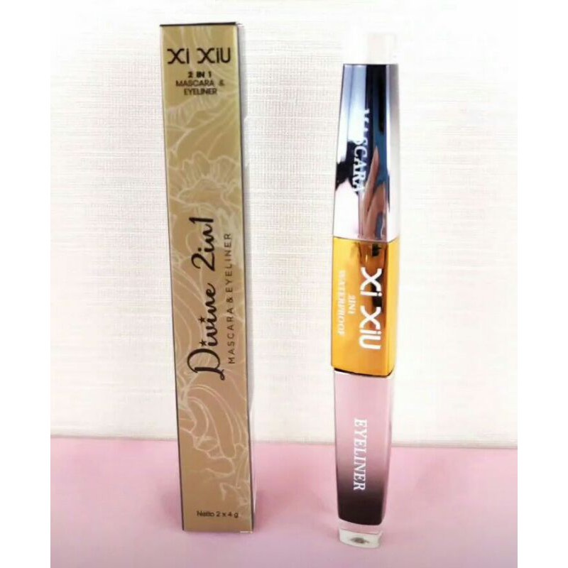 (BOSS) Xi Xiu 2in1 Mascara &amp; Eyeliner 2 x 4gr Divine gold &amp; black