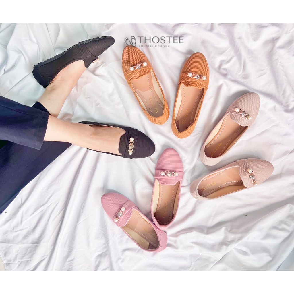 Sepatu Flatshoes Wanita Thostee Pearly AioOfficial