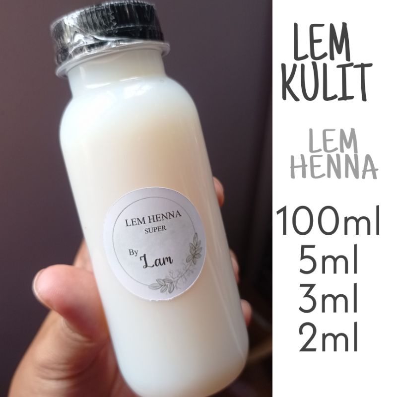 LEM HENNA TERMURAH / LEM KULIT / LEM GLITTER / LEM GEMS