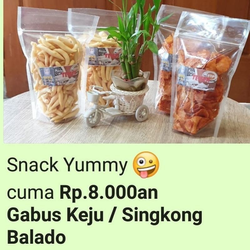 

snack Gabus Keju/Singkong Balado
