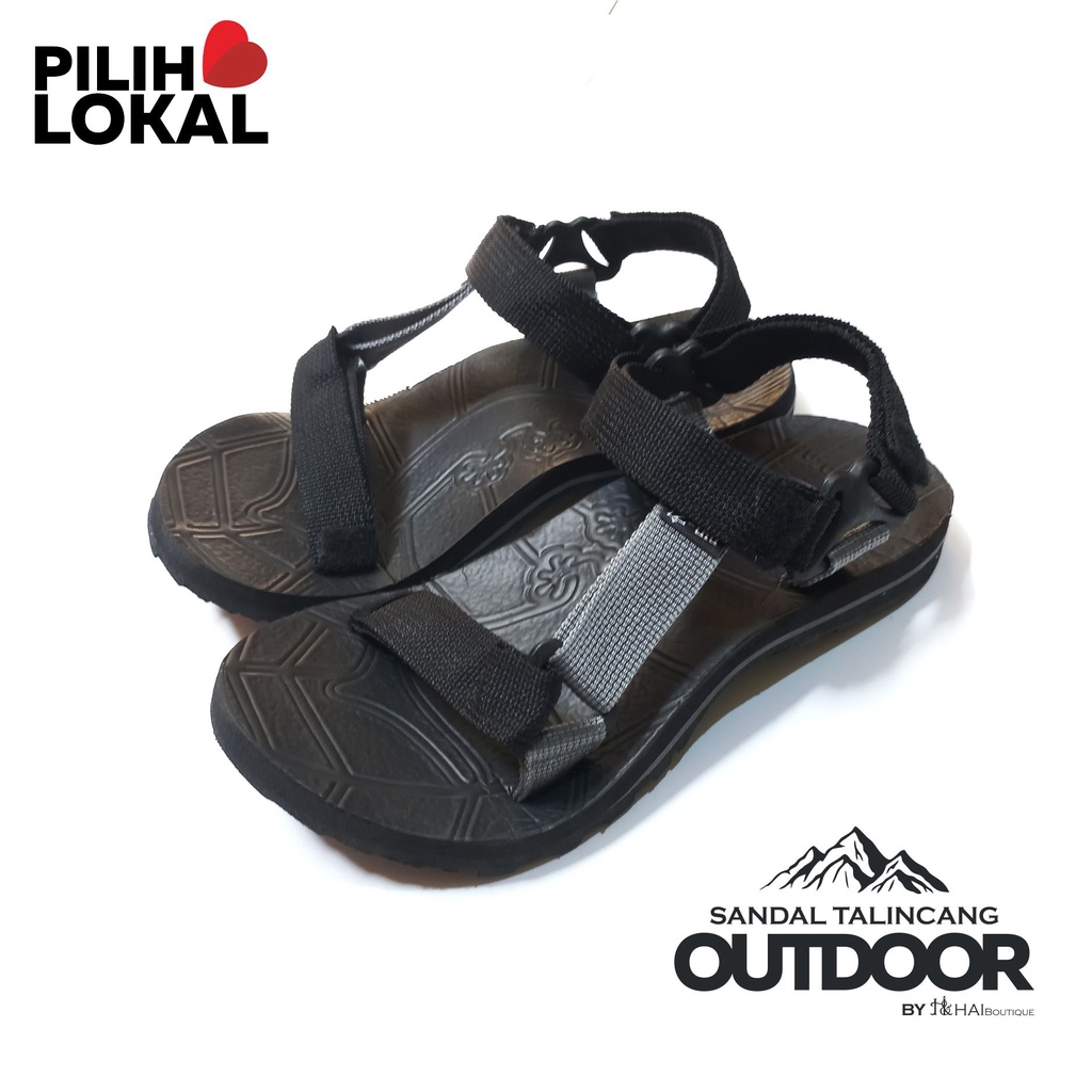 Sandal Gunung Unisex - Sandal Gunung Pria Wanita Hiking Adventure - Sandal Gunung Talincang Termurah - Sandal Outdoor Tebal Berkualitas - Sandal Gunung Outdoor - Sandal Cowok Keren Gunung - Sandal Talincang Adventure - Sendal Gunung Pria dan Wanita