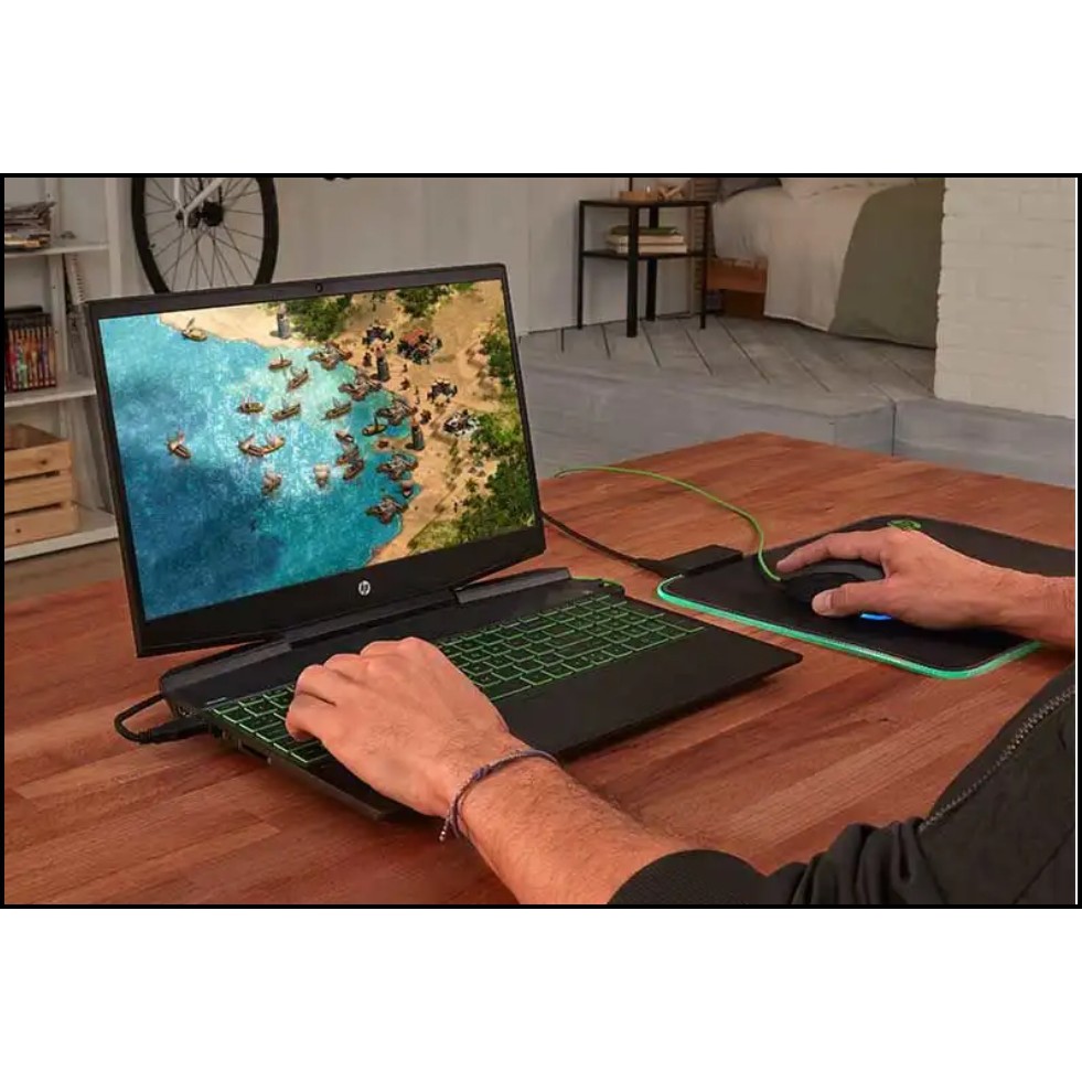 HP Gaming Pavilion EC2047AX AMD RYZEN 7 5600H RAM16GB SSD512GB NVIDIA®GTX1650 6GB W10 + OHS 2019