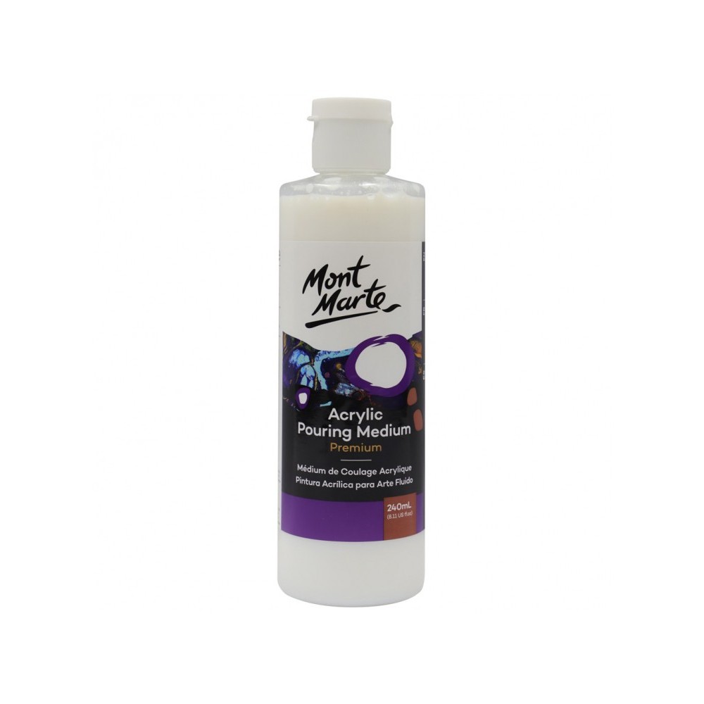 

Mont Marte Premium Acrylic Pouring Medium 240ml