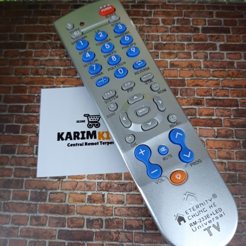 Remot Remote Tv Universal LCD LED RM233E Chung He