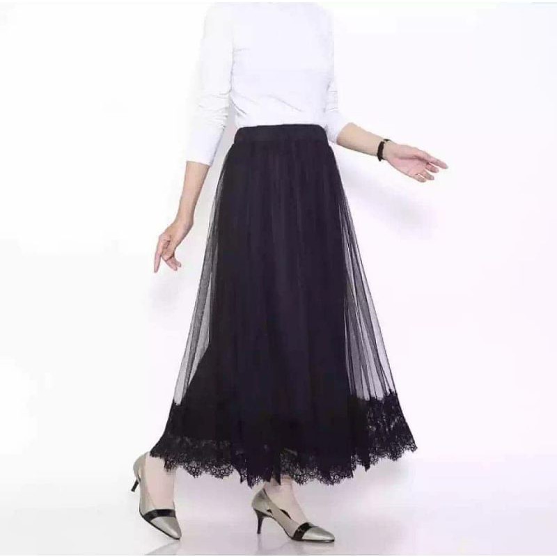 Rok tutu renda remaja - dewasa (COD) material hyget + tile