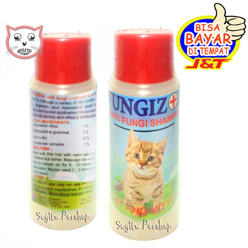 SHAMPO KUCING ANTI JAMUR SAMPO KITTEN SCABIES FUNGIZOL