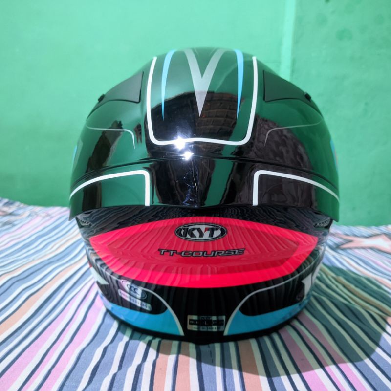 Helm Fullface KYT TT COURSE - Overtech Black Pink