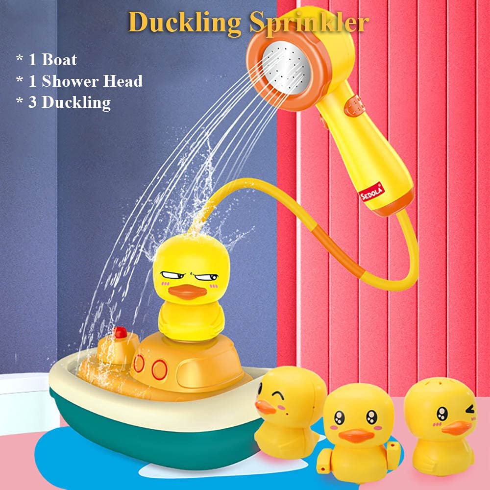 duck sprinkler shower bath toy - mainan mandi bayi bebek