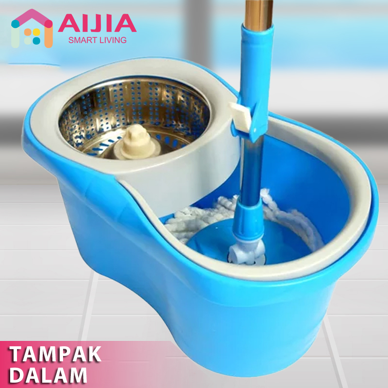 AIJIA Spin Mop Pel Lantai Aclima Automatic Router
