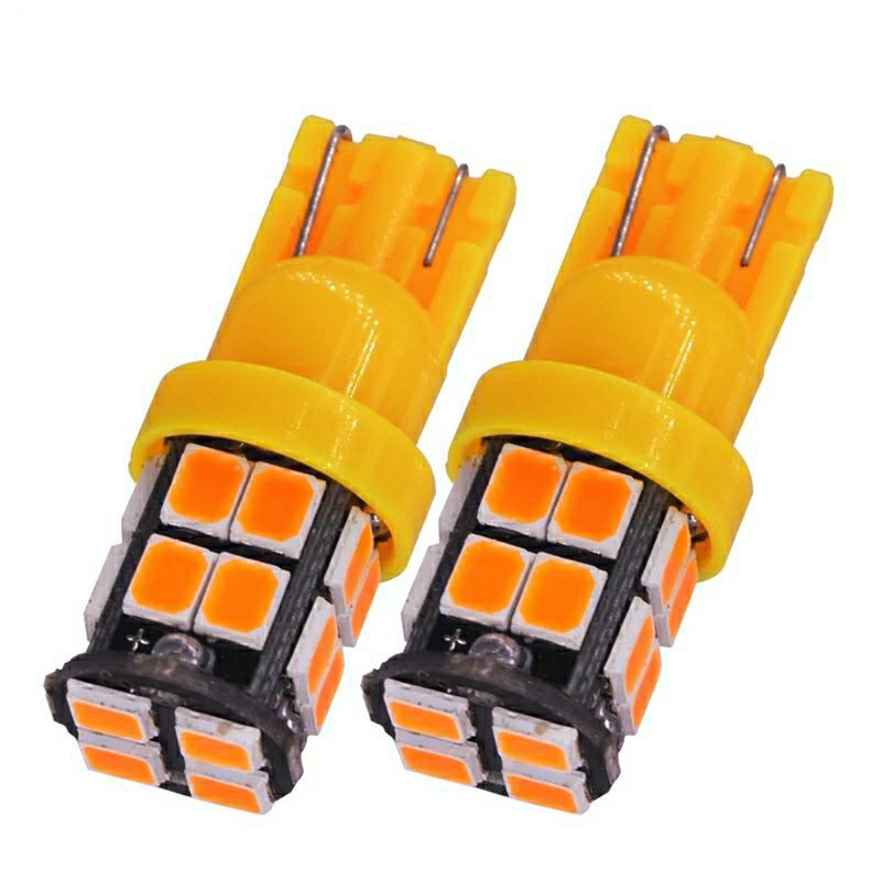 Lampu Led Sein Senja Speedo T10 20 Titik Emperor 2835 Kuning Amber Motor Mobil-6