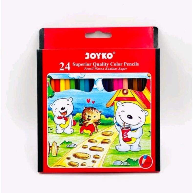 

Pensil Warna 24 Panjang Color Pencil Joyko