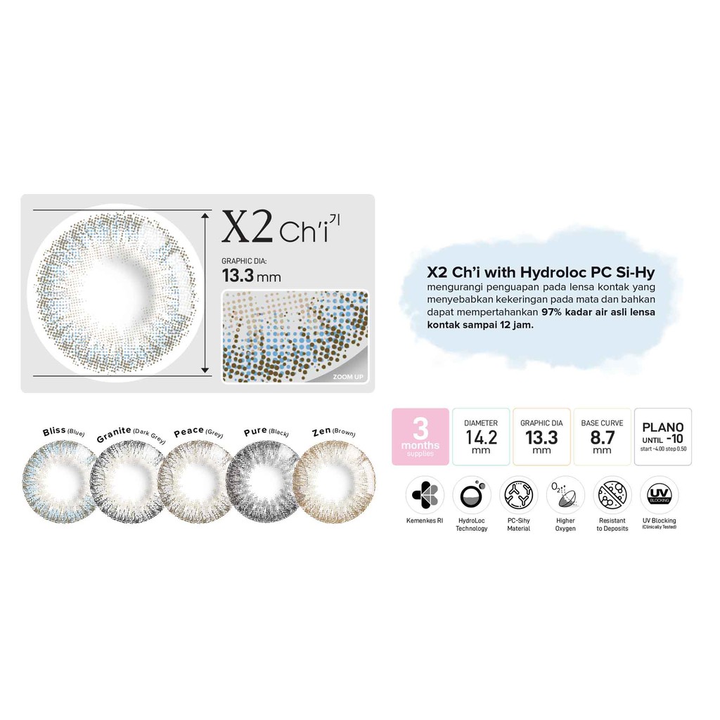 SOFTLENS X2 Ch'i 14,2MM