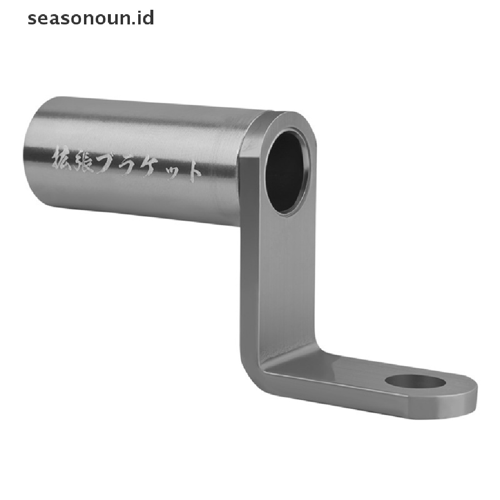 【seasonoun】 Aluminum Alloy Motorcycle Rearview Mirror Mount Handlebar Mirror Adapter Bracket .