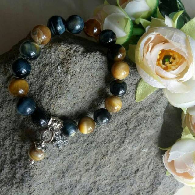 Gelang batu tiger eyes
