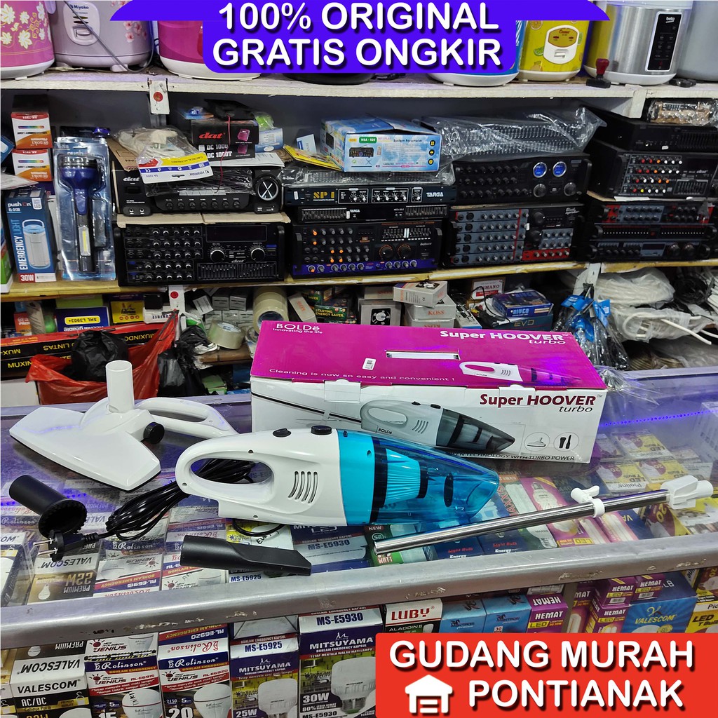 Vacum Cleaner Penyedot debu  Bolde Super Hoover Turbo Hand Vacuum Cyclone Power / Penyedot Debu Biru Bening Besih