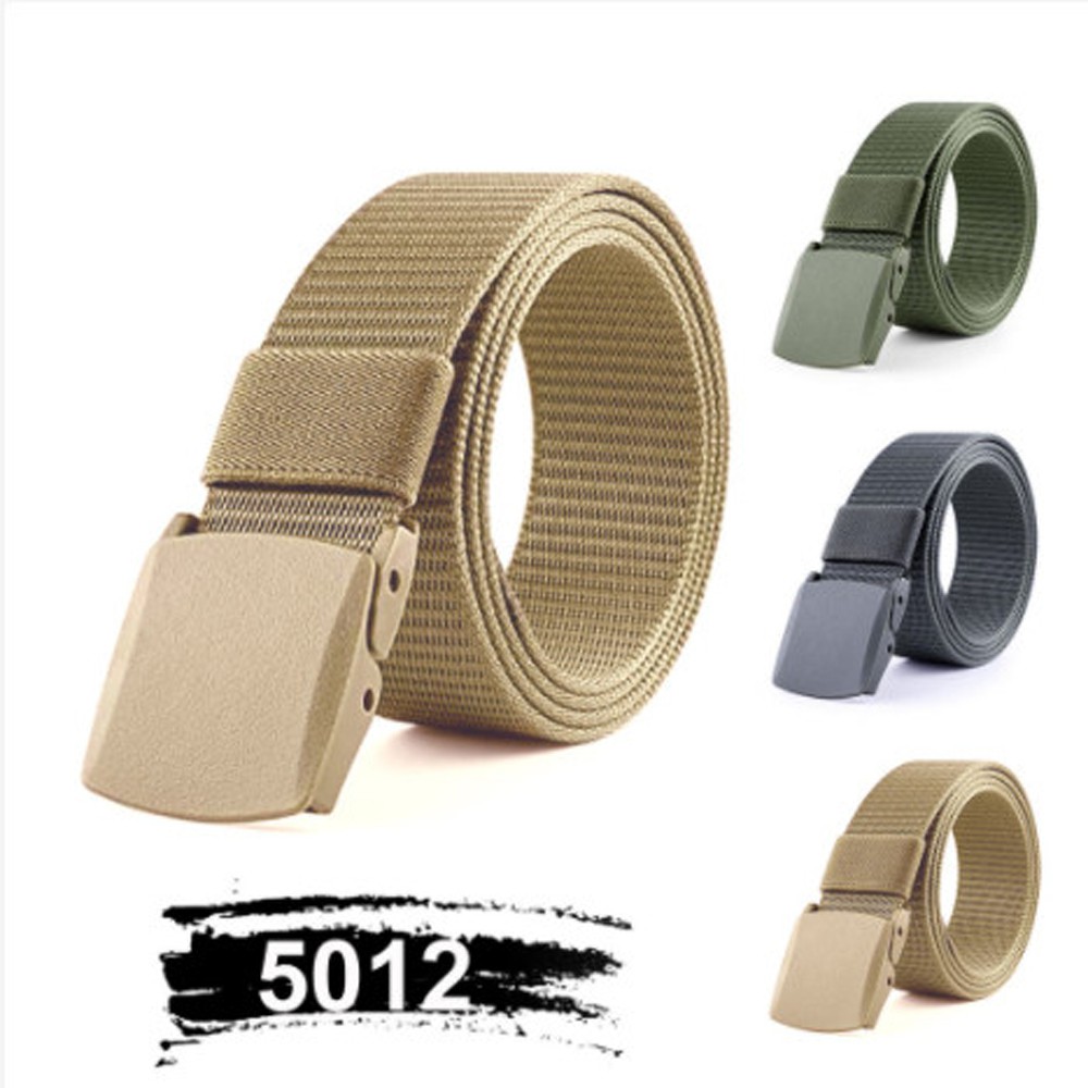 SHOPEE 6.6 SUPER SALE!! Ikat Pinggang 5012 Sabuk Tactical Bahan Kanvas Nylon