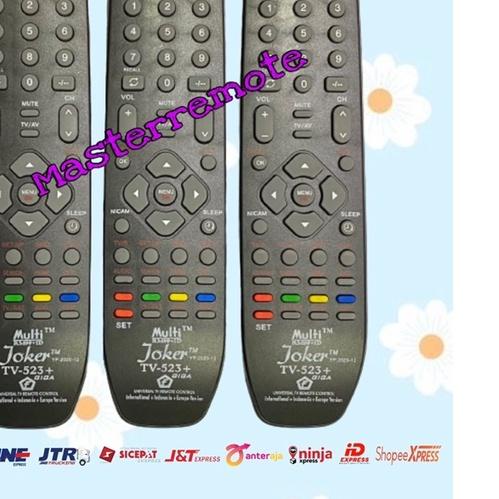 ☼ REMOT REMOTE TV MULTI / UNIVERSAL TV RECEIVER JOKER 523 ♛