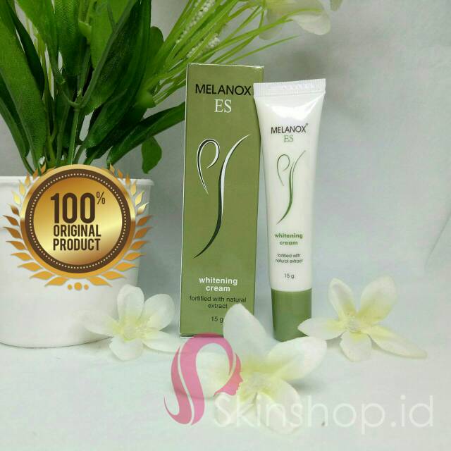 Melanox ES Whitening Cream Original - Rhumex Ekstrak Whitening herbal Krim Pemutih Wajah BPOM Aman