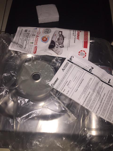 Cosmos Kompor Portable Bisa Gas 3/12kg