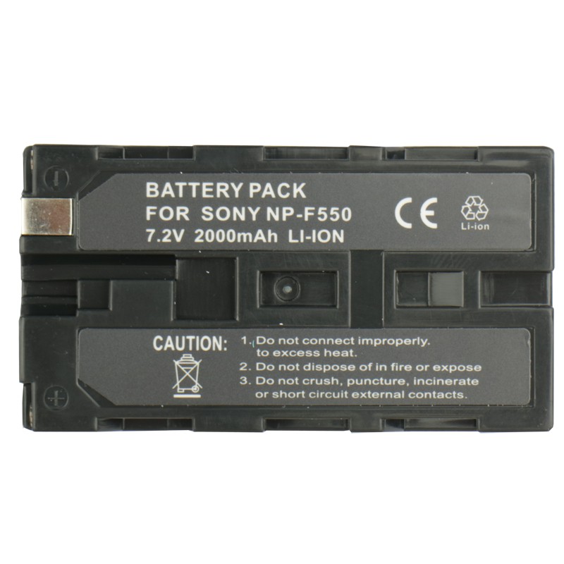 Digital Video BATTERY 2200mAh For Sony NP-F550 Universal LED Baterai Lithium