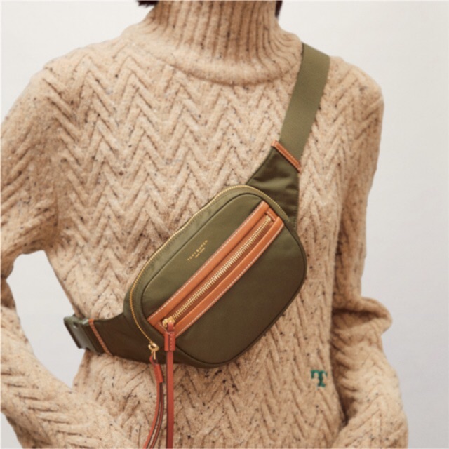 TERMURAH READY STOCK  TORY BURCH PERRY NYLON BELT BAG ORIGINAL