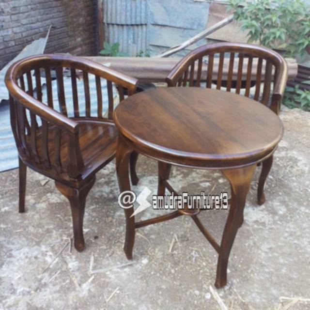 Kursi teras betawi jati kursi teras lenong jati kursi teras terlaris